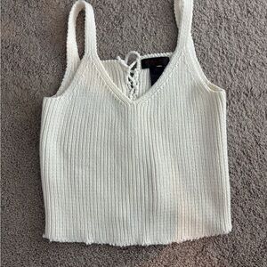 VINTAGE RALPH Lauren Cream Knit Camisole